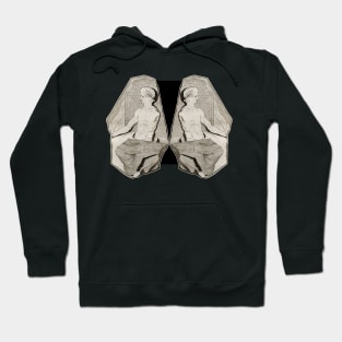 Greek sculpture drawing Hoodie